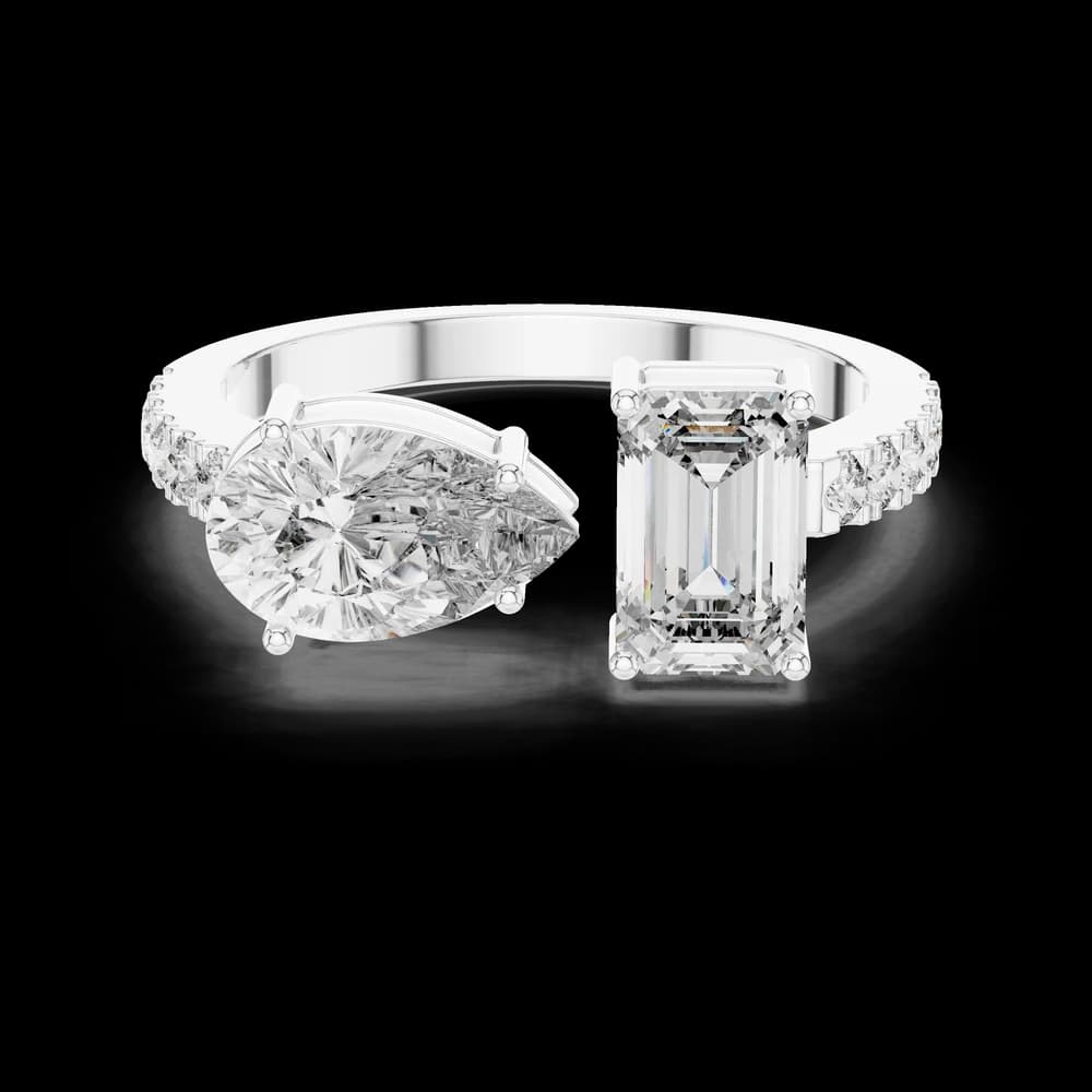 Timeless Classic Wedding Band Lab Grown Diamond Ring - Image 2 Timeless Classic Wedding Band Lab Grown Diamond Ring, view 2 of 5