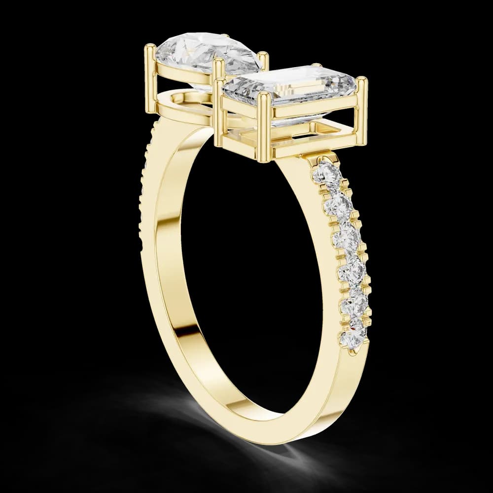 Timeless Classic Wedding Band Lab Grown Diamond Ring - Image 4 Timeless Classic Wedding Band Lab Grown Diamond Ring, view 4 of 5