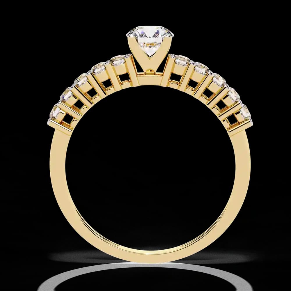 Timeless Lab Grown Diamond Engagement Ring - Image 4 Timeless Lab Grown Diamond Engagement Ring, view 4 of 5