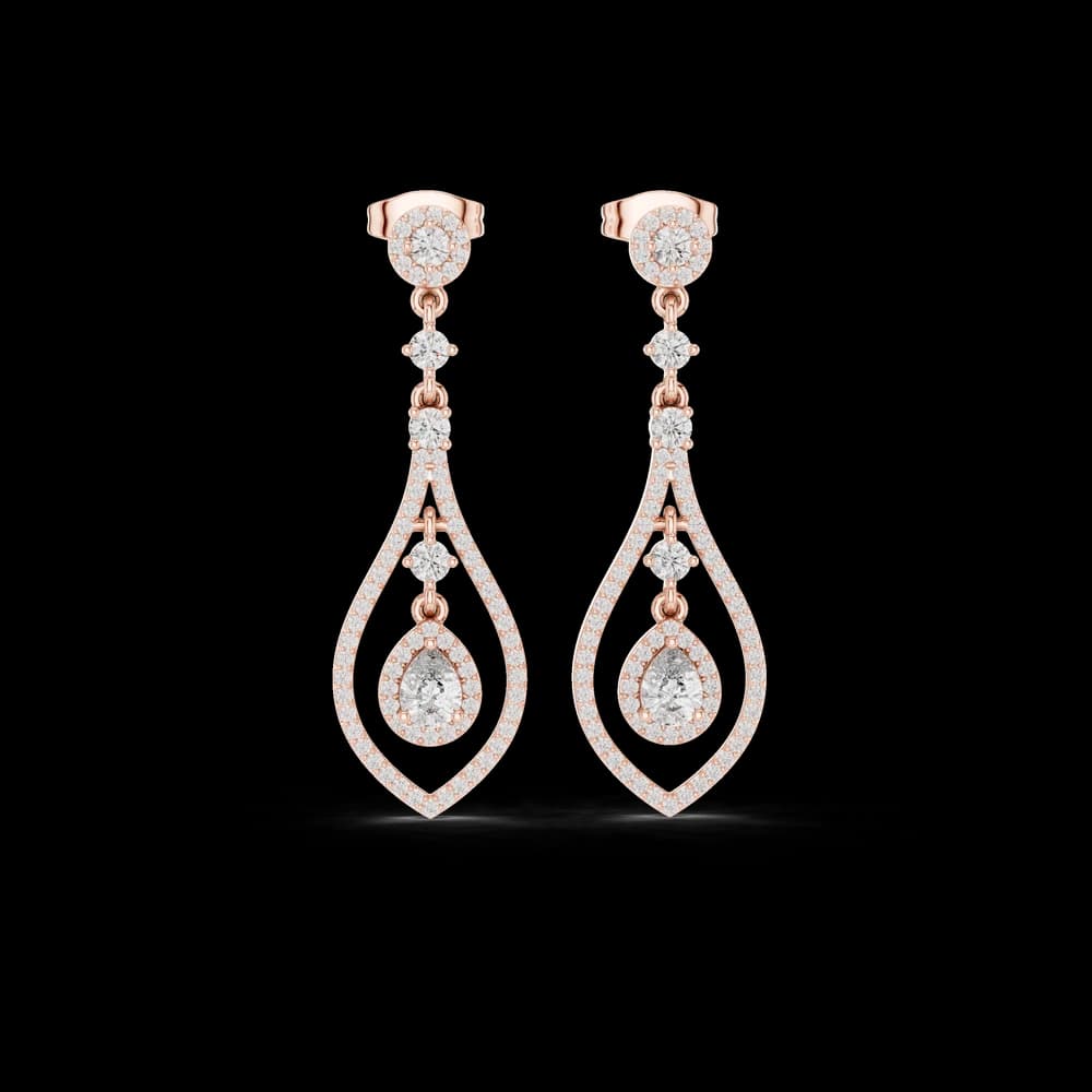 Timeless Loop lab grown diamond earring - Image 1 Timeless Loop lab grown diamond earring, view 1 of 6