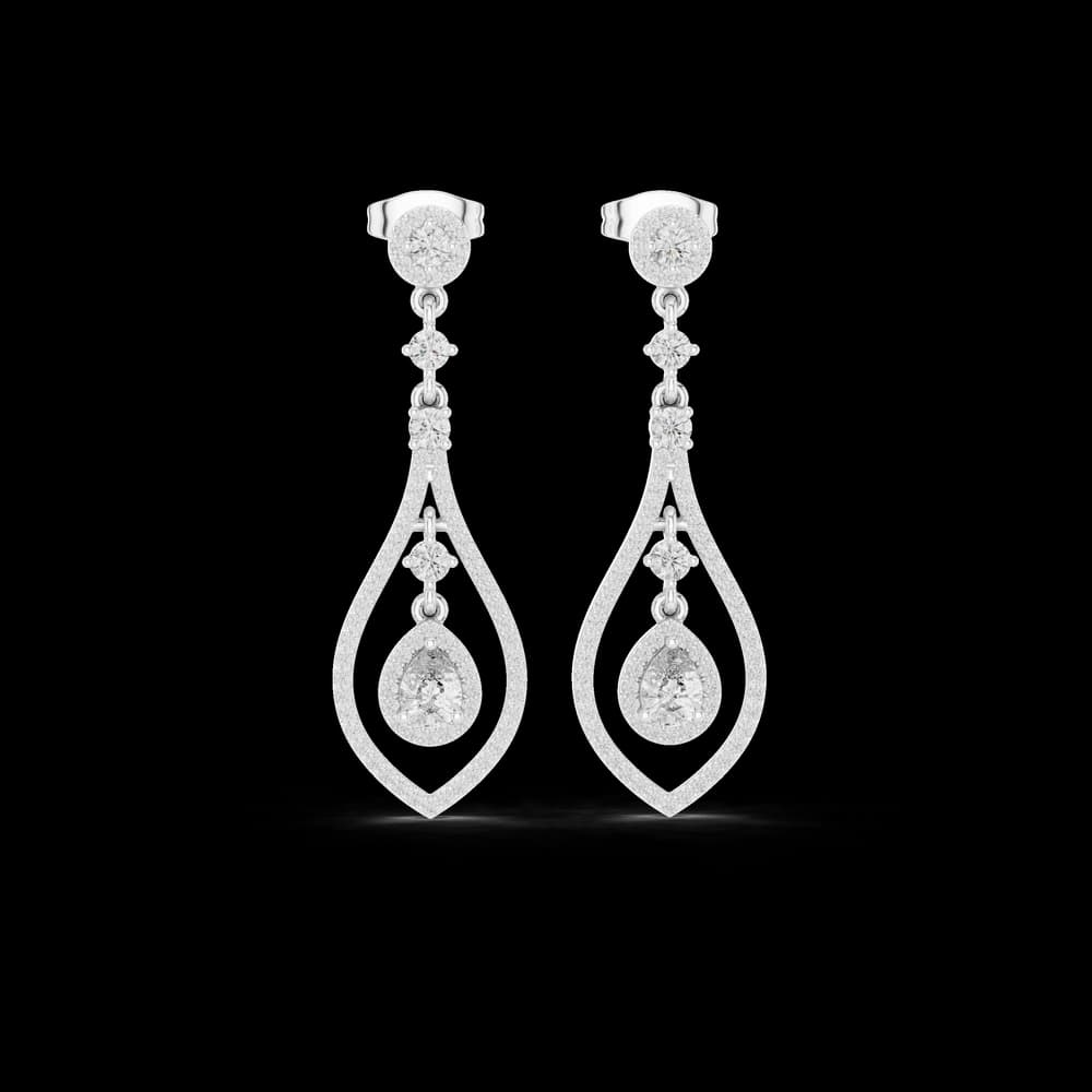 Timeless Loop lab grown diamond earring - Image 2 Timeless Loop lab grown diamond earring, view 2 of 6