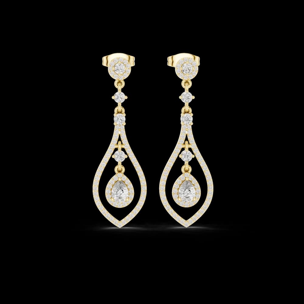 Timeless Loop lab grown diamond earring - Image 3 Timeless Loop lab grown diamond earring, view 3 of 6