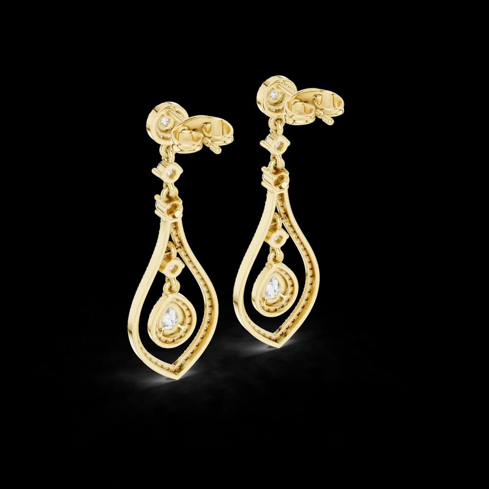 Timeless Loop lab grown diamond earring - Image 6 Timeless Loop lab grown diamond earring, view 6 of 6