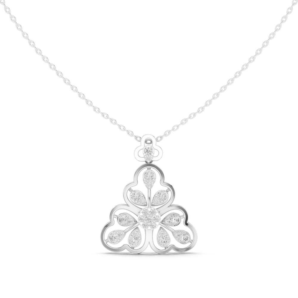 Timeless Loop Lab Grown Diamond Charm Pendant - Image 2 Timeless Loop Lab Grown Diamond Charm Pendant, view 2 of 6