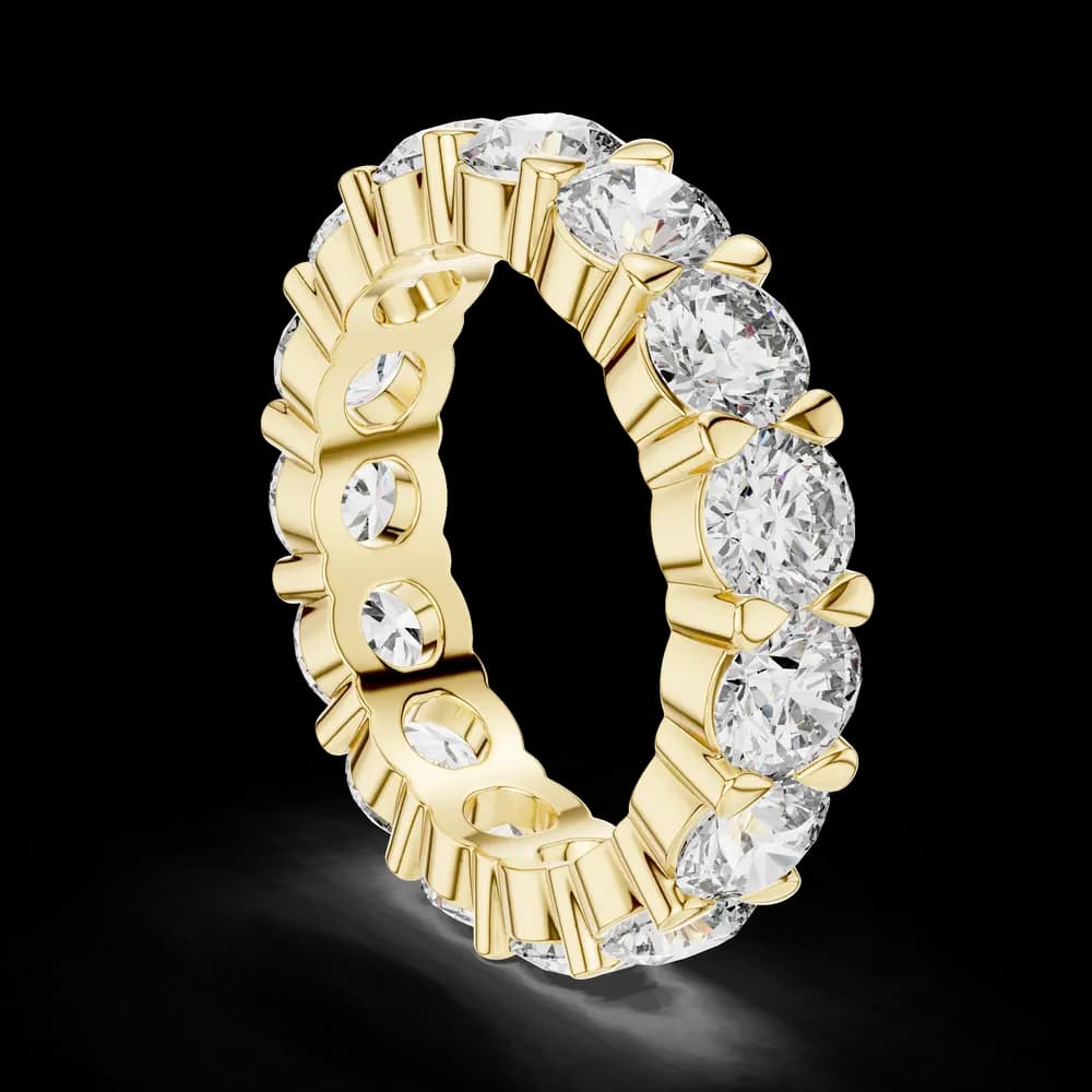 Timeless Princess Cut Solitaire Lab Grown Diamond Ring - Image 4 Timeless Princess Cut Solitaire Lab Grown Diamond Ring, view 4 of 5
