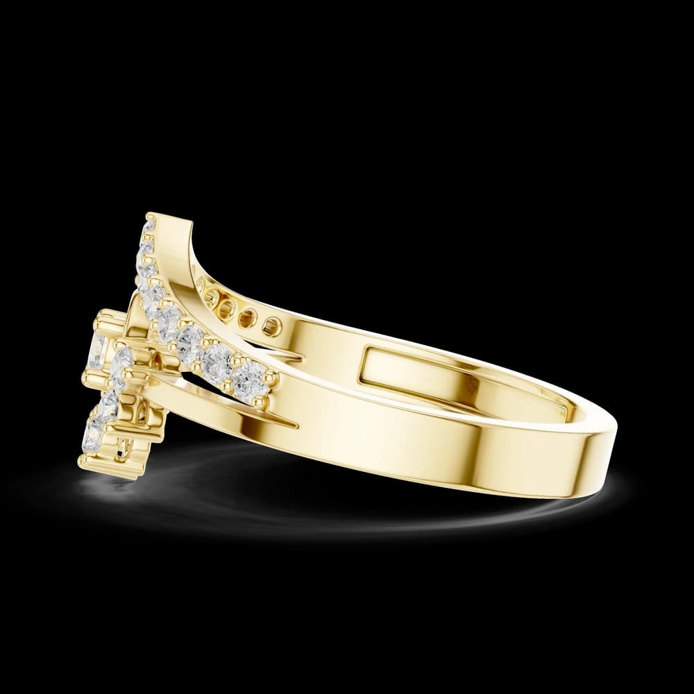 Crown Cluster Lab Grown Diamond Ring - Image 6 Crown Cluster Lab Grown Diamond Ring, view 6 of 6