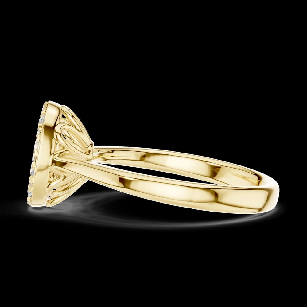 Classic Oval Cluster Ring - Image 6 Classic Oval Cluster Ring, view 6 of 6