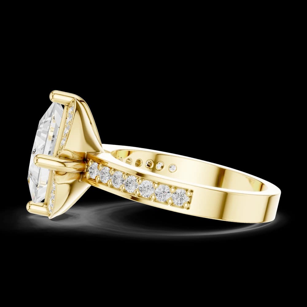 Triple Strand Lab Grown Diamond Ring - Image 6 Triple Strand Lab Grown Diamond Ring, view 6 of 6