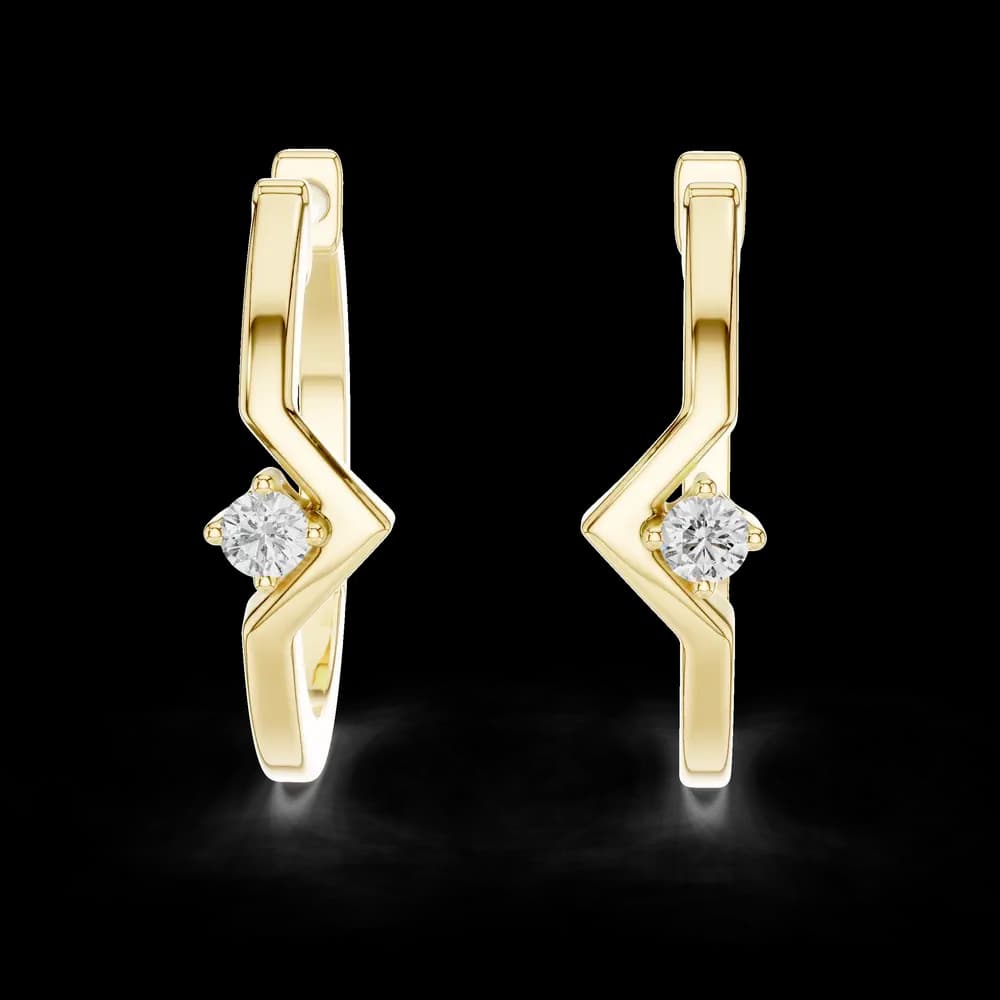 Triumphant Festive Lab Grown Diamond Earrings - Image 2 Triumphant Festive Lab Grown Diamond Earrings, view 2 of 4