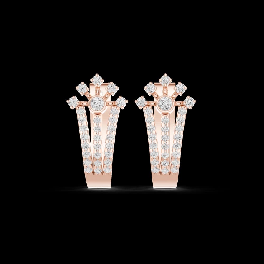 True Gem lab grown diamond earring design - Image 1 True Gem lab grown diamond earring design, view 1 of 6