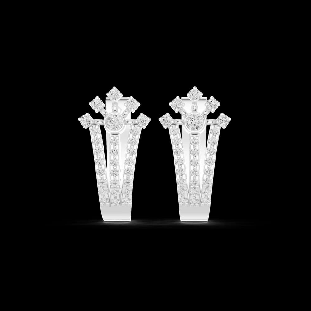 True Gem lab grown diamond earring design - Image 2 True Gem lab grown diamond earring design, view 2 of 6