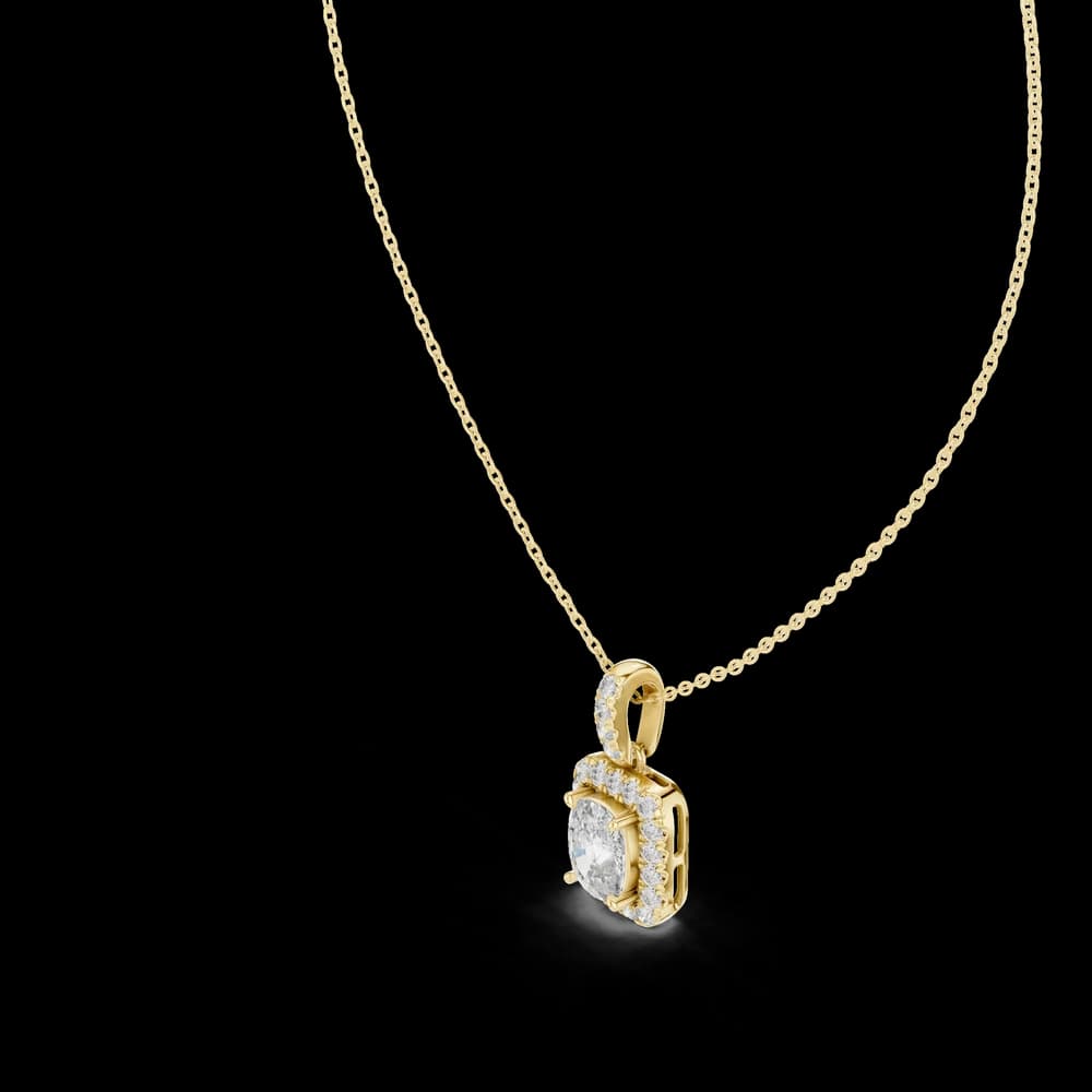 True Love lab grown diamond pendant - Image 2 True Love lab grown diamond pendant, view 2 of 4