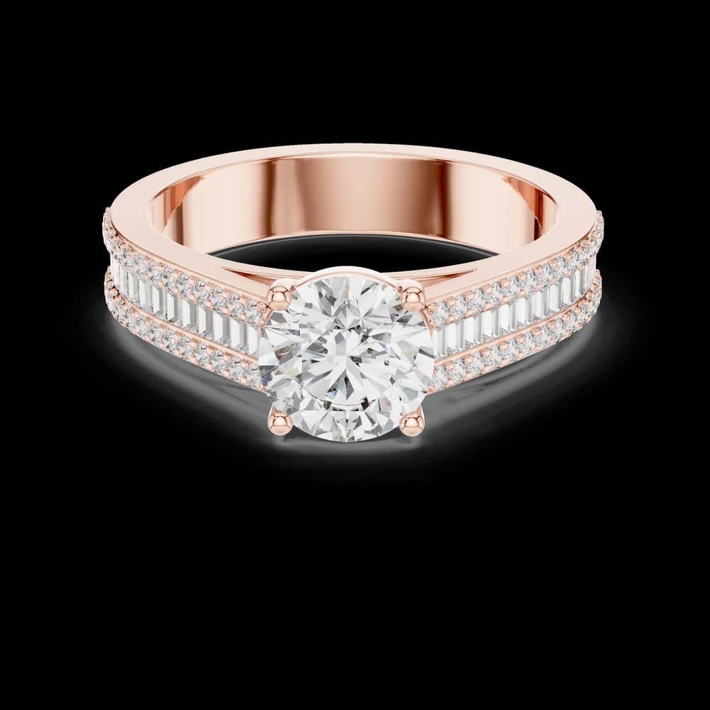 Twilight Ray Lab Grown Diamond Channel Ring - Image 1 Twilight Ray Lab Grown Diamond Channel Ring, view 1 of 6