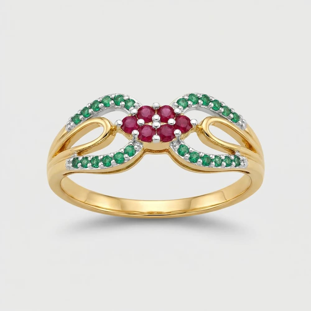 Modern Marquise Cluster Lab Grown Diamond Ring - Image 4 Modern Marquise Cluster Lab Grown Diamond Ring, view 4 of 4