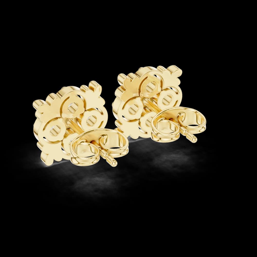 Twin Flame lab grown diamond earring design - Image 5 Twin Flame lab grown diamond earring design, view 5 of 5