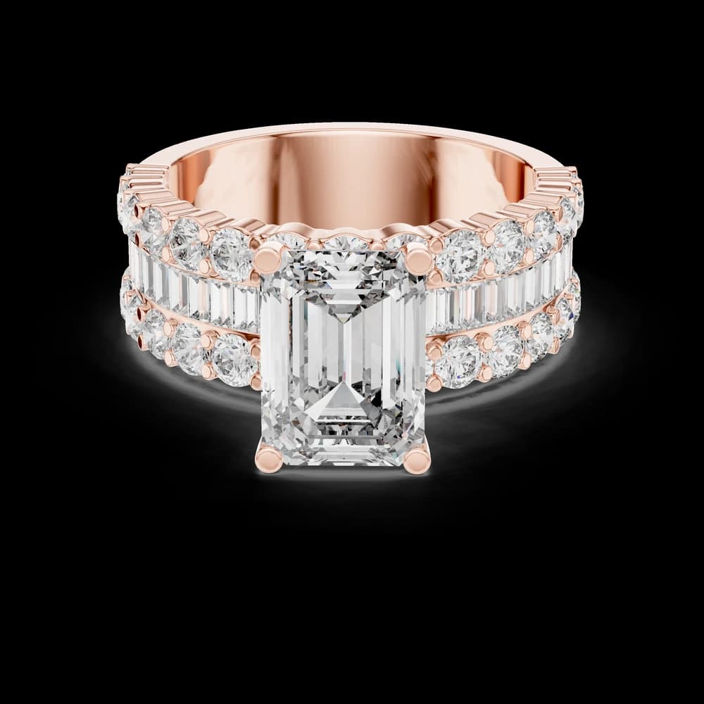 Twin Spark Lab Grown Diamond Duet Ring - Image 1 Twin Spark Lab Grown Diamond Duet Ring, view 1 of 8