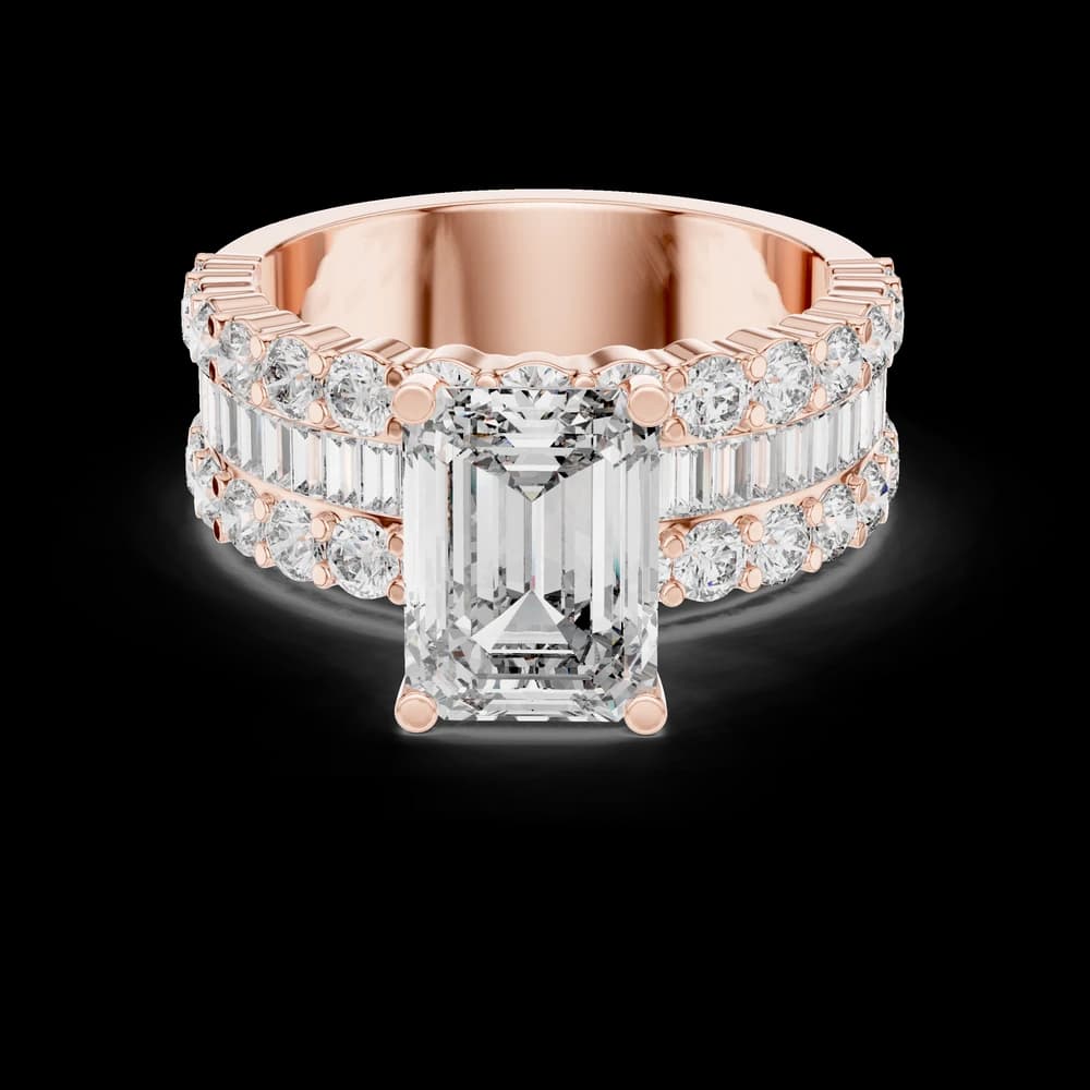 Twin Spark Lab Grown Diamond Duet Ring - Image 2 Twin Spark Lab Grown Diamond Duet Ring, view 2 of 8