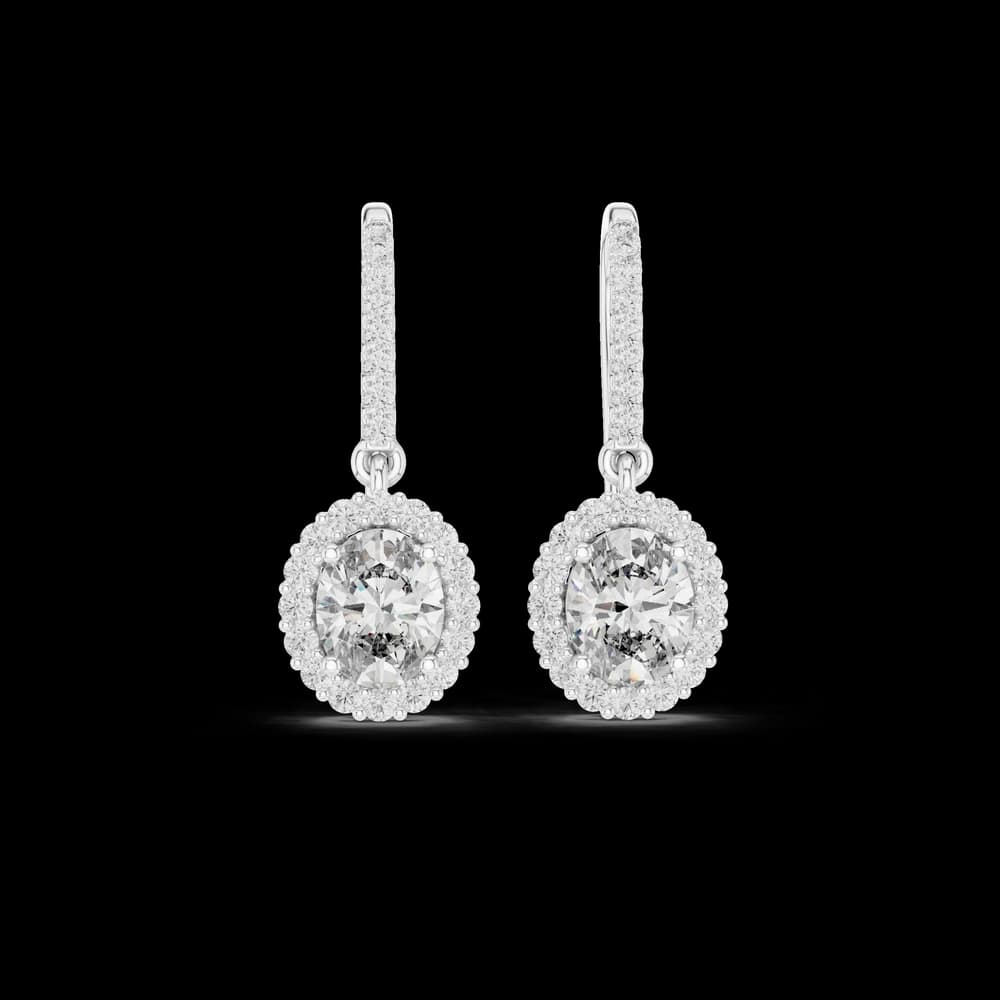Twinkling Vine lab grown diamond earring - Image 2 Twinkling Vine lab grown diamond earring, view 2 of 6