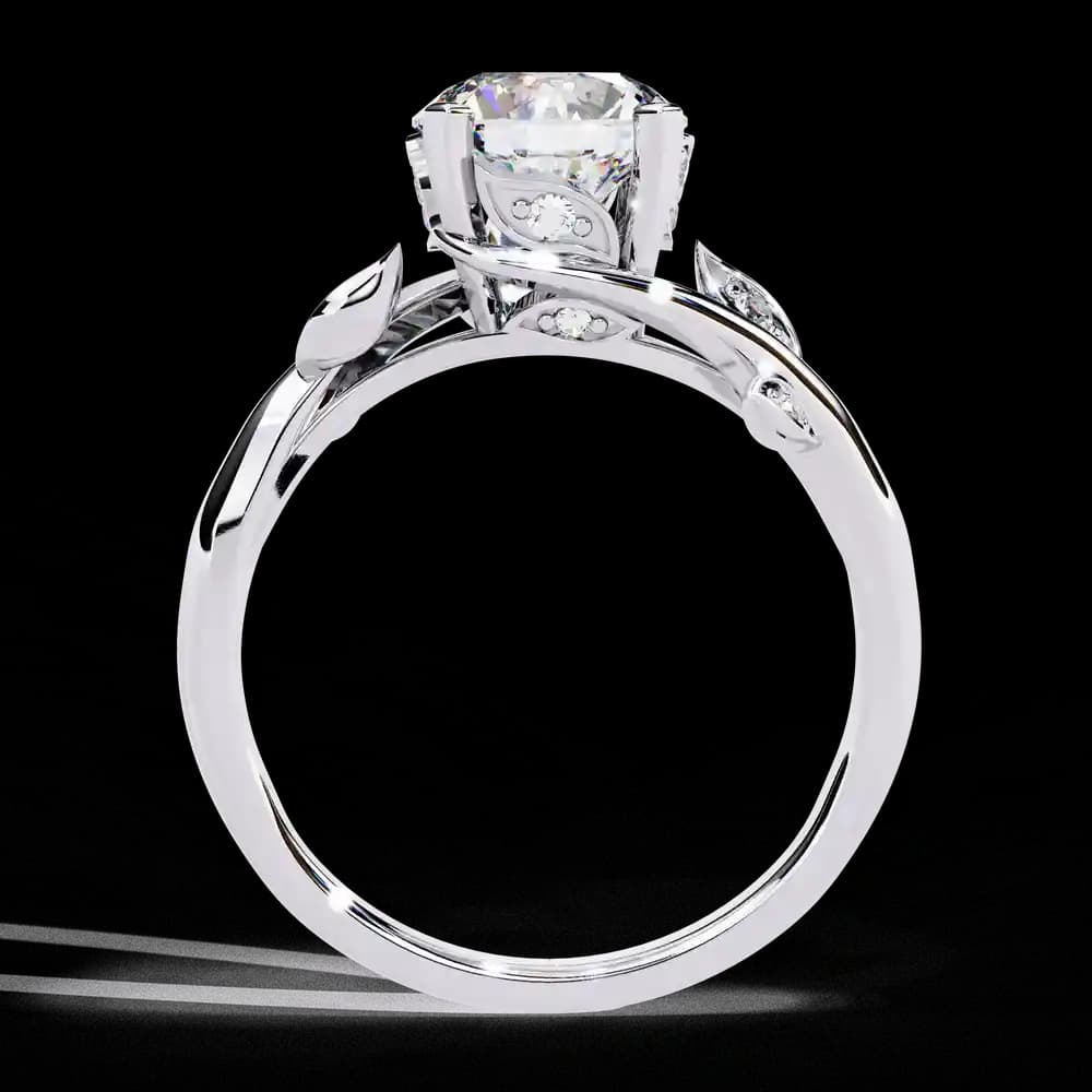 Twisted Vine Lab Grown Diamond Ring - Image 12 Twisted Vine Lab Grown Diamond Ring, view 12 of 13
