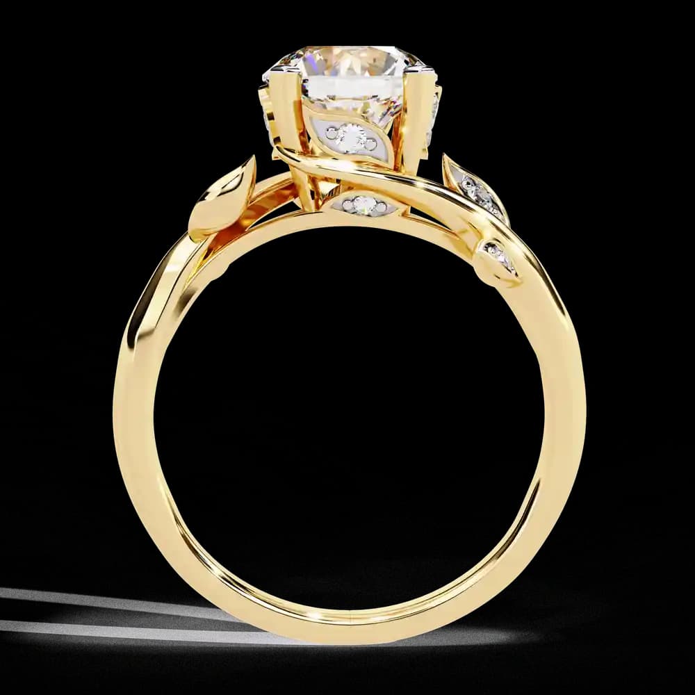 Twisted Vine Lab Grown Diamond Ring - Image 2 Twisted Vine Lab Grown Diamond Ring, view 2 of 13
