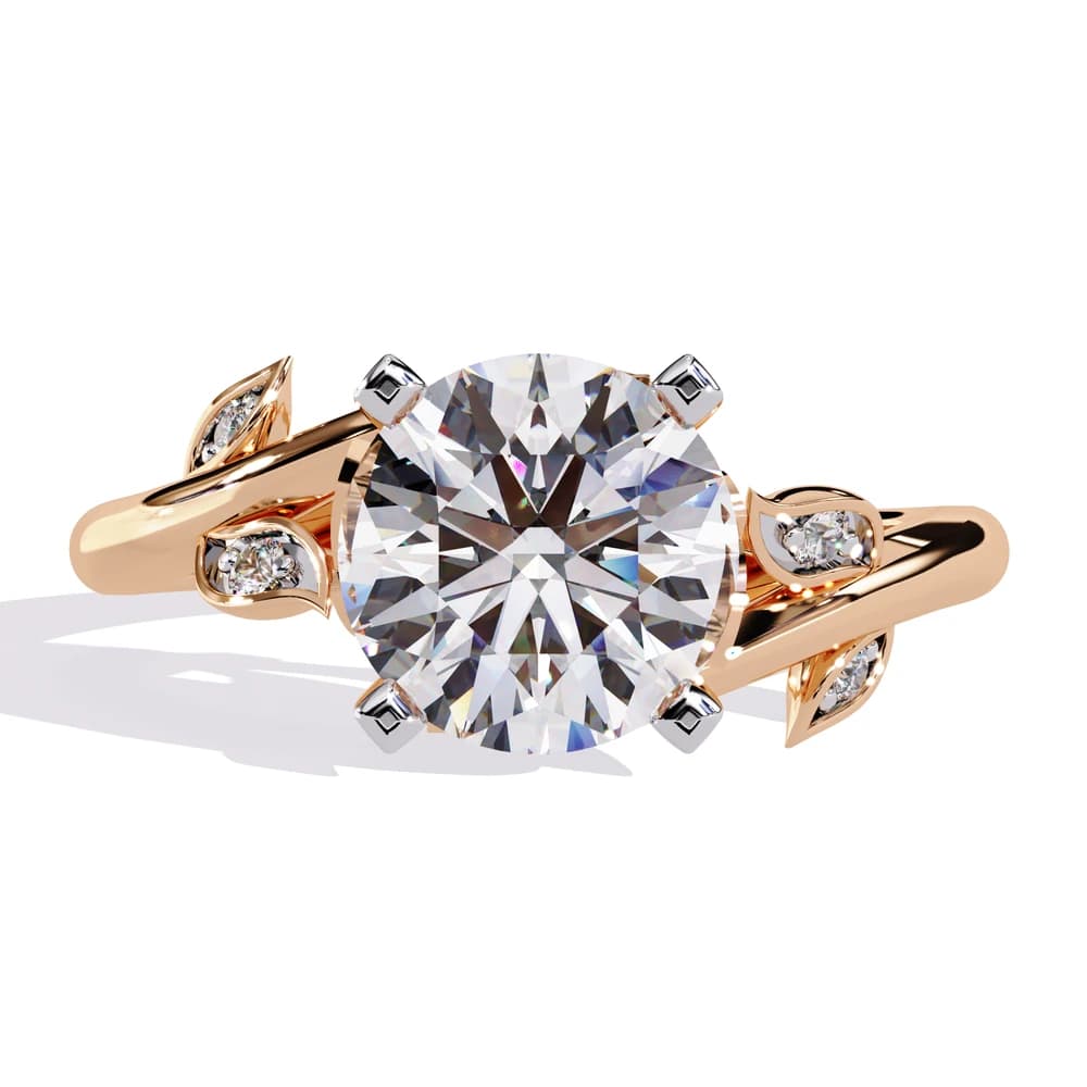 Twisted Vine Lab Grown Diamond Ring - Image 5 Twisted Vine Lab Grown Diamond Ring, view 5 of 13