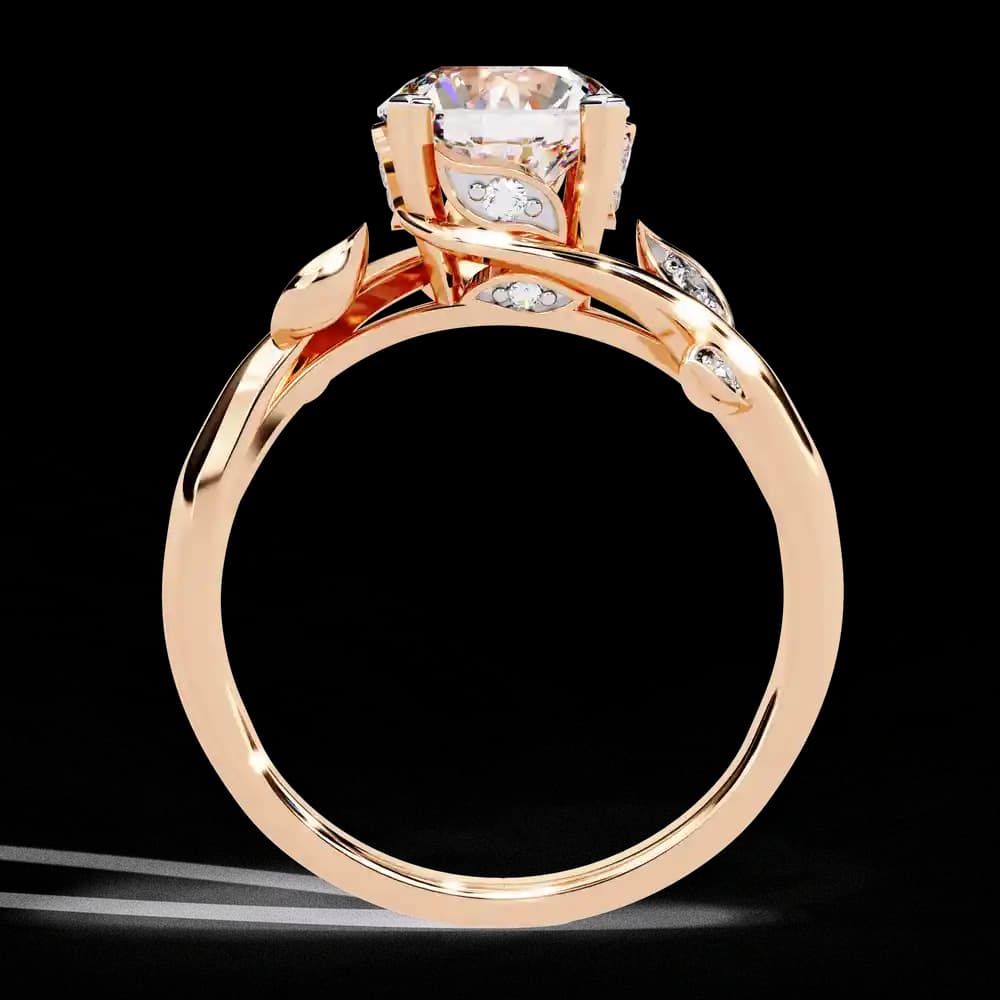 Twisted Vine Lab Grown Diamond Ring - Image 6 Twisted Vine Lab Grown Diamond Ring, view 6 of 13