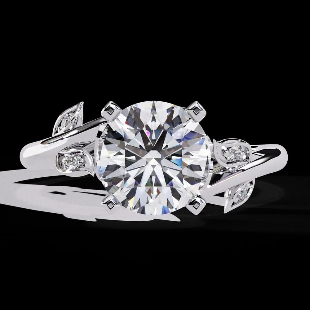 Twisted Vine Lab Grown Diamond Ring - Image 9 Twisted Vine Lab Grown Diamond Ring, view 9 of 13