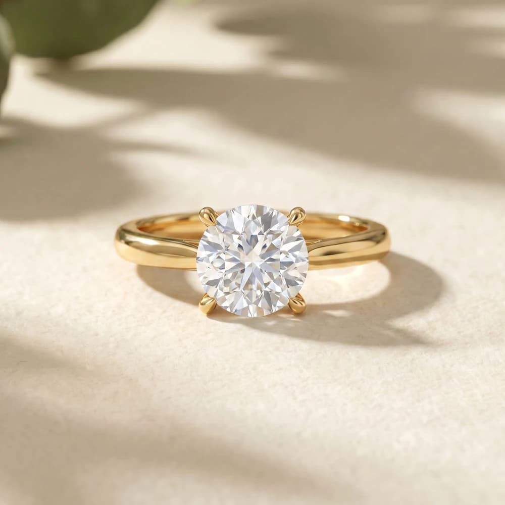 The Tudor Crest Solitaire Ring - Image 4 The Tudor Crest Solitaire Ring, view 4 of 5