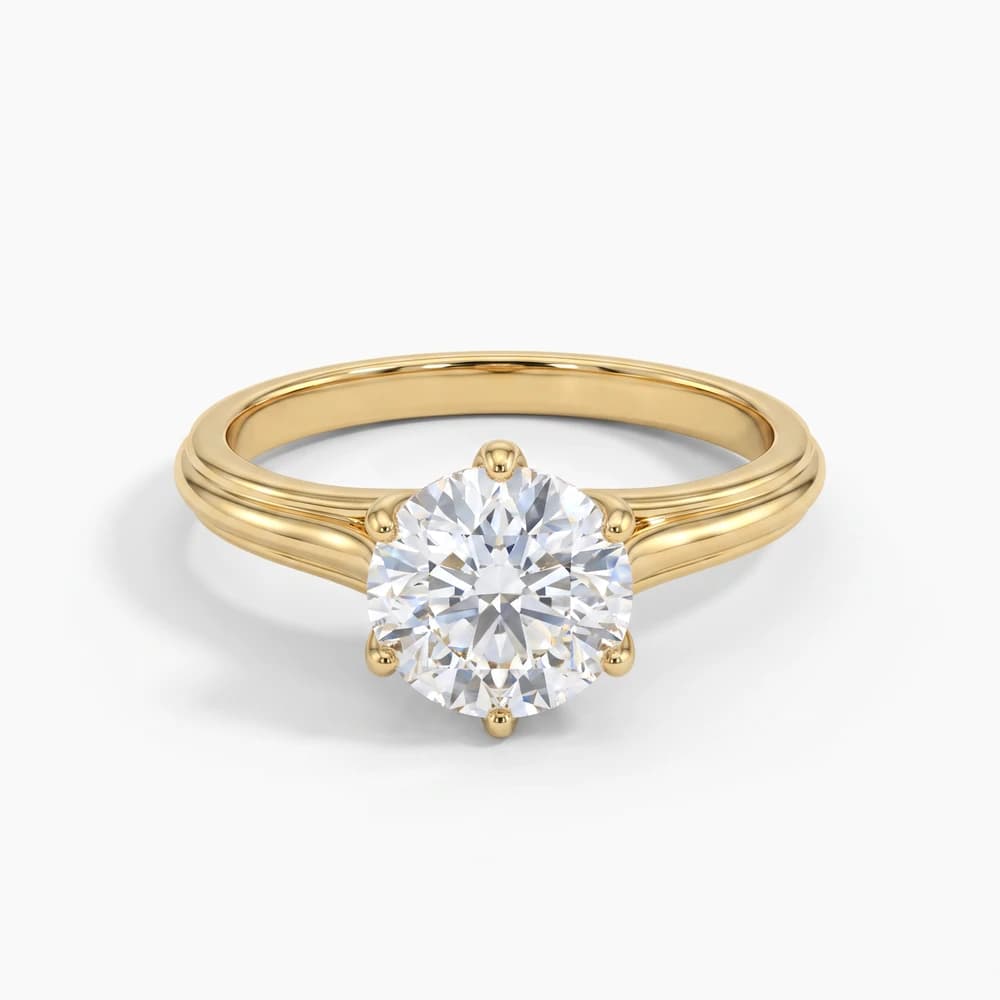 Onya Tulip Collet Solitaire Ring - Image 1 Onya Tulip Collet Solitaire Ring, view 1 of 5