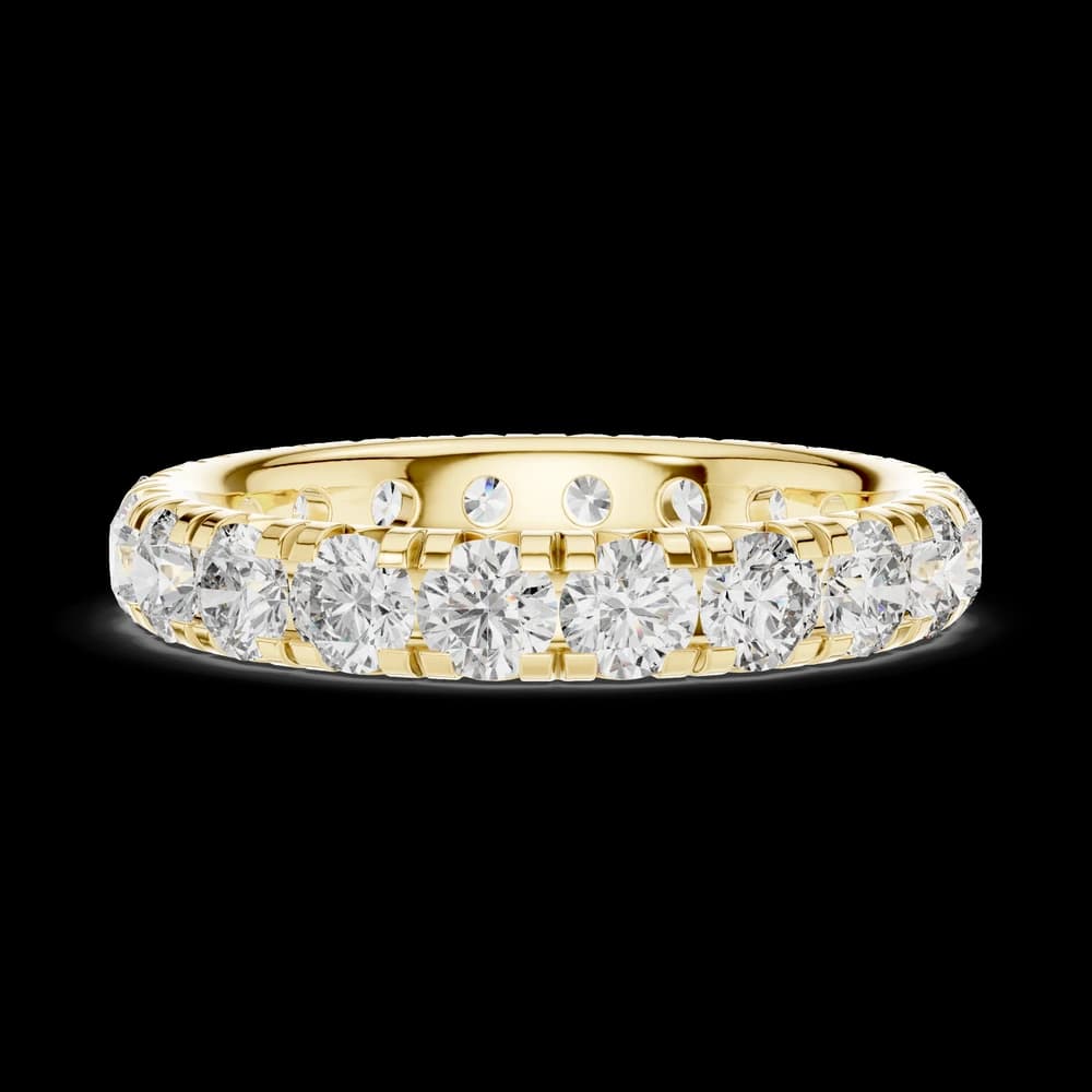 Fluted Bar Diamond Stacking Lab Grown Ring - Image 3 Fluted Bar Diamond Stacking Lab Grown Ring, view 3 of 6