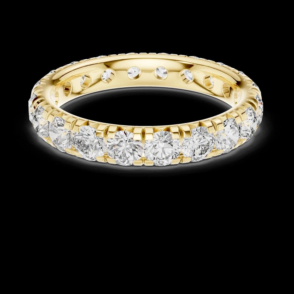 Fluted Bar Diamond Stacking Lab Grown Ring - Image 5 Fluted Bar Diamond Stacking Lab Grown Ring, view 5 of 6