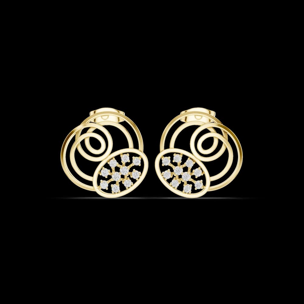 Urban Edge Lab Grown Diamond Earrings Studs - Image 3 Urban Edge Lab Grown Diamond Earrings Studs, view 3 of 6