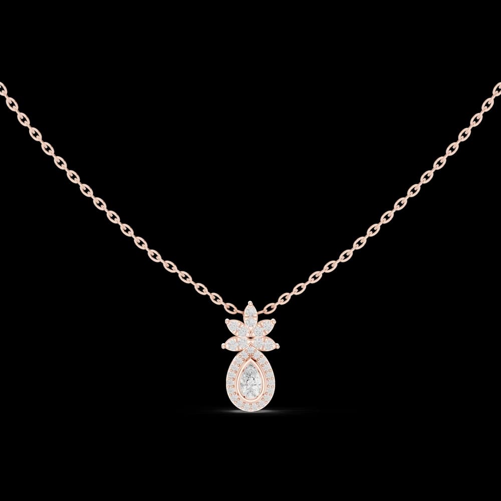 Urban Luxe Lab Grown Diamond Cluster Pendant - Image 1 Urban Luxe Lab Grown Diamond Cluster Pendant, view 1 of 6