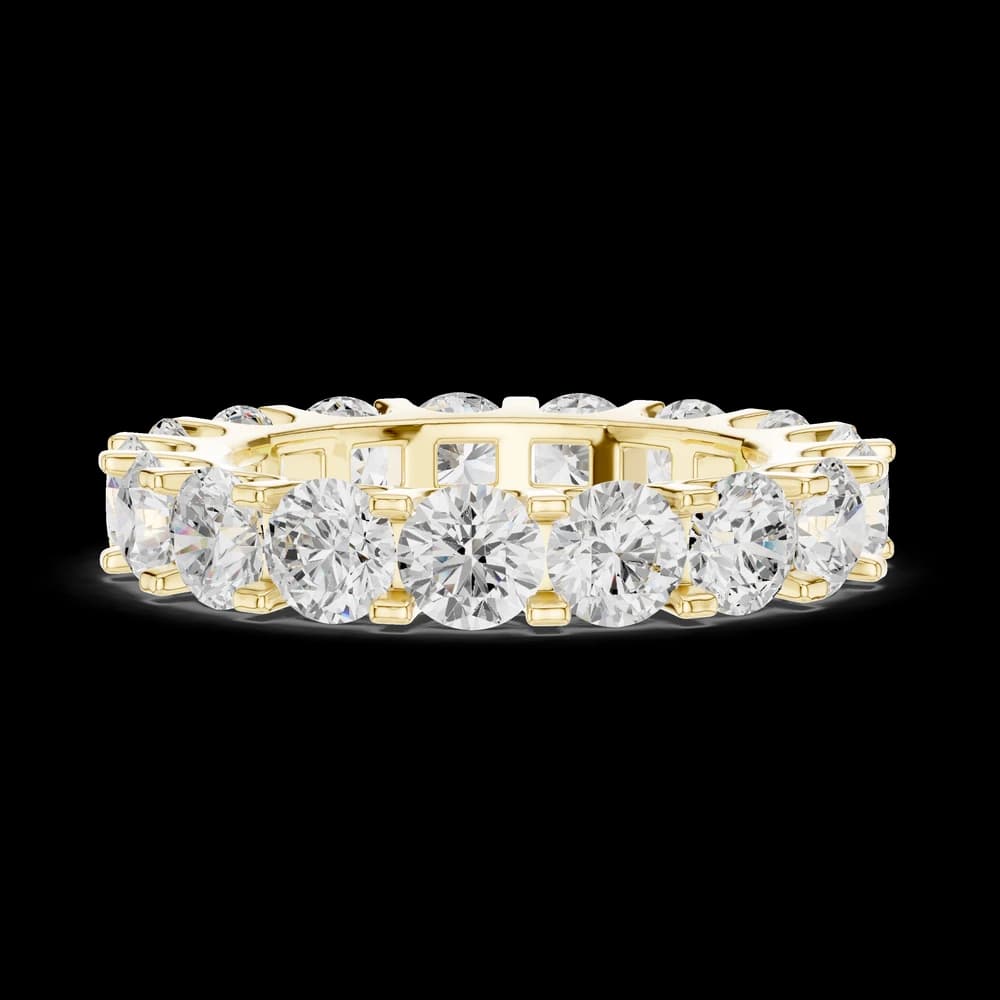 Round Cut Eternity Lab Grown Diamond Ring - Image 6 Round Cut Eternity Lab Grown Diamond Ring, view 6 of 6