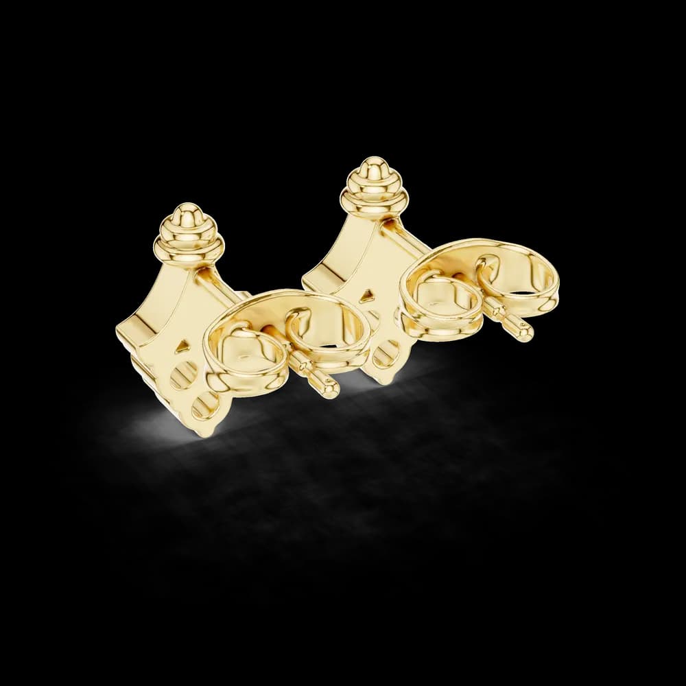 Vast Ocean lab grown diamond earring design - Image 6 Vast Ocean lab grown diamond earring design, view 6 of 6