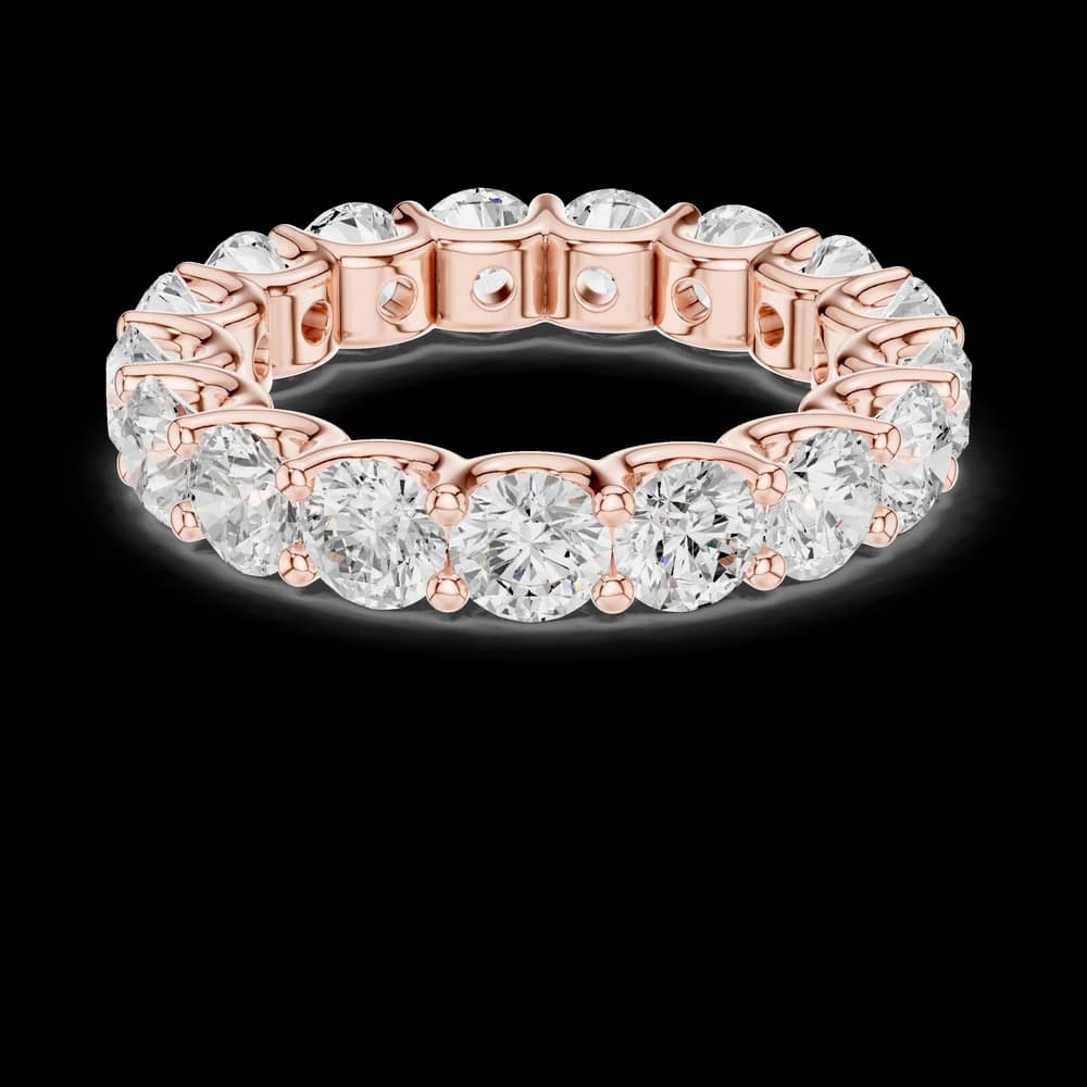 Eternity Round Lab Grown Diamond Ring - Image 1 Eternity Round Lab Grown Diamond Ring, view 1 of 6
