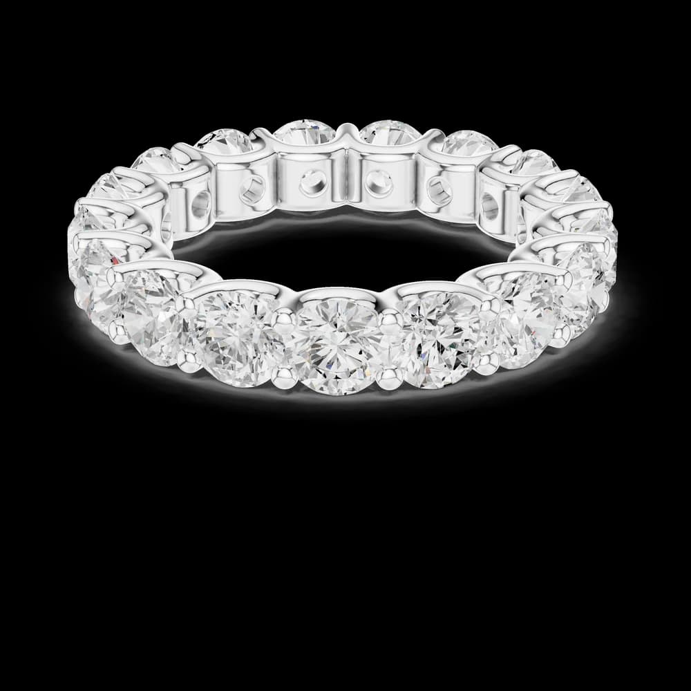 Eternity Round Lab Grown Diamond Ring - Image 2 Eternity Round Lab Grown Diamond Ring, view 2 of 6