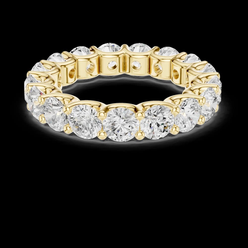 Eternity Round Lab Grown Diamond Ring - Image 3 Eternity Round Lab Grown Diamond Ring, view 3 of 6