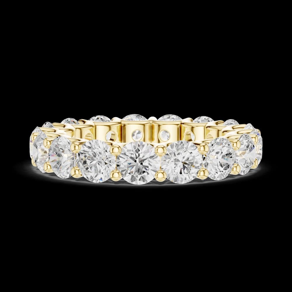 Eternity Round Lab Grown Diamond Ring - Image 6 Eternity Round Lab Grown Diamond Ring, view 6 of 6