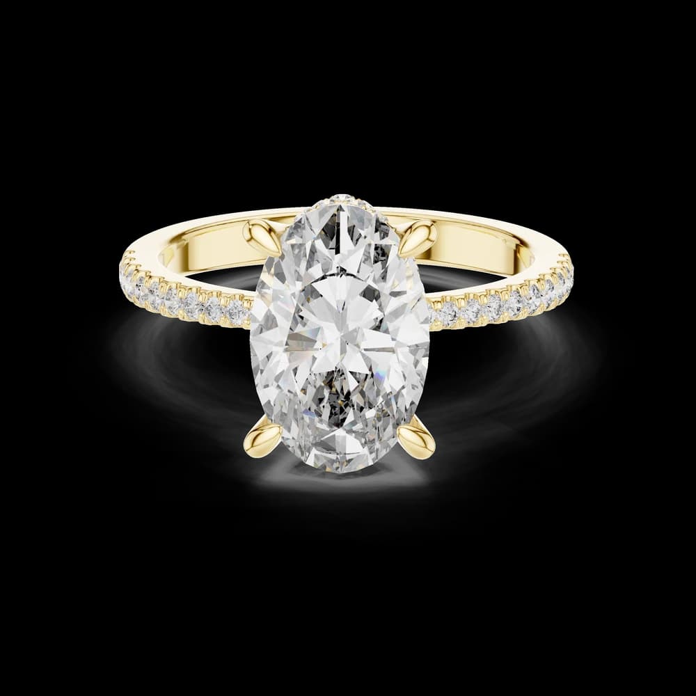 Velvet Lace Lab Grown Diamond Filigree Ring - Image 3 Velvet Lace Lab Grown Diamond Filigree Ring, view 3 of 6