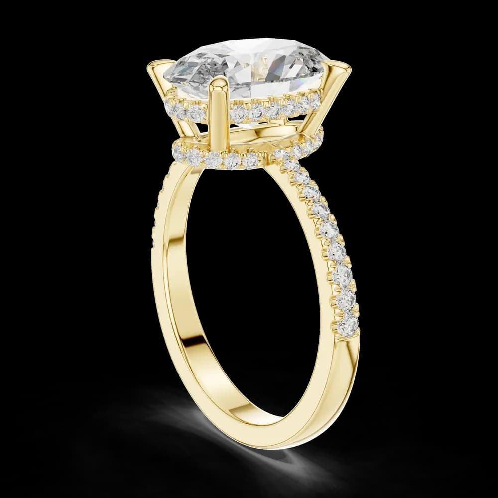 Velvet Lace Lab Grown Diamond Filigree Ring - Image 4 Velvet Lace Lab Grown Diamond Filigree Ring, view 4 of 6