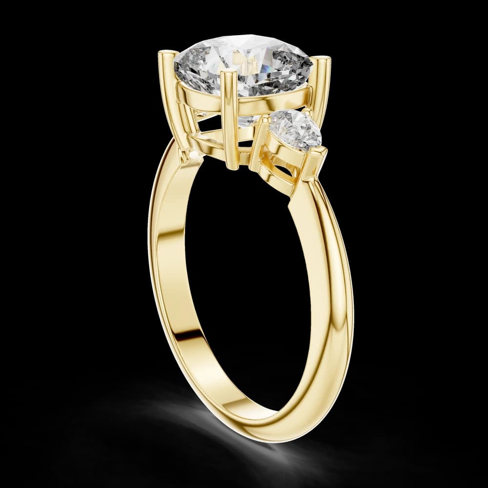 Velvet Petal Lab Grown Diamond Marquis Ring - Image 4 Velvet Petal Lab Grown Diamond Marquis Ring, view 4 of 6
