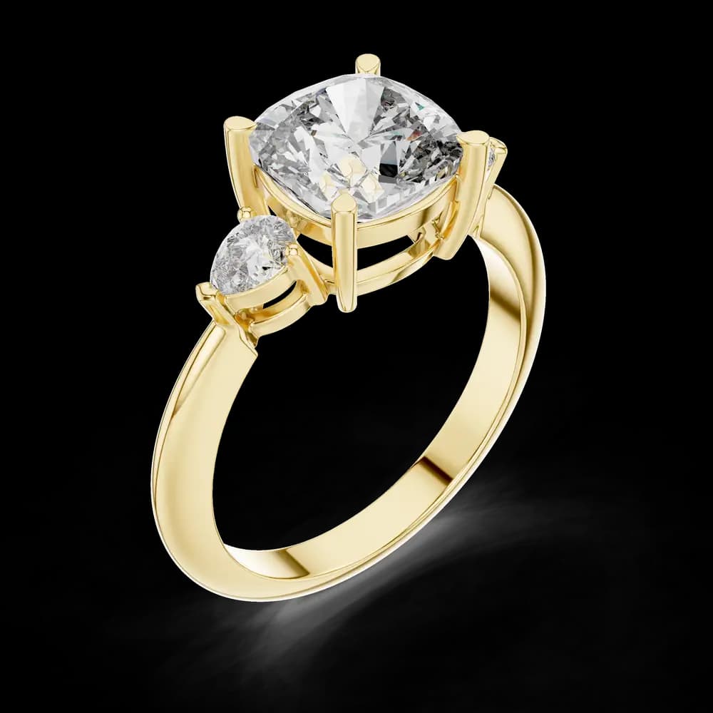 Velvet Petal Lab Grown Diamond Marquis Ring - Image 5 Velvet Petal Lab Grown Diamond Marquis Ring, view 5 of 6