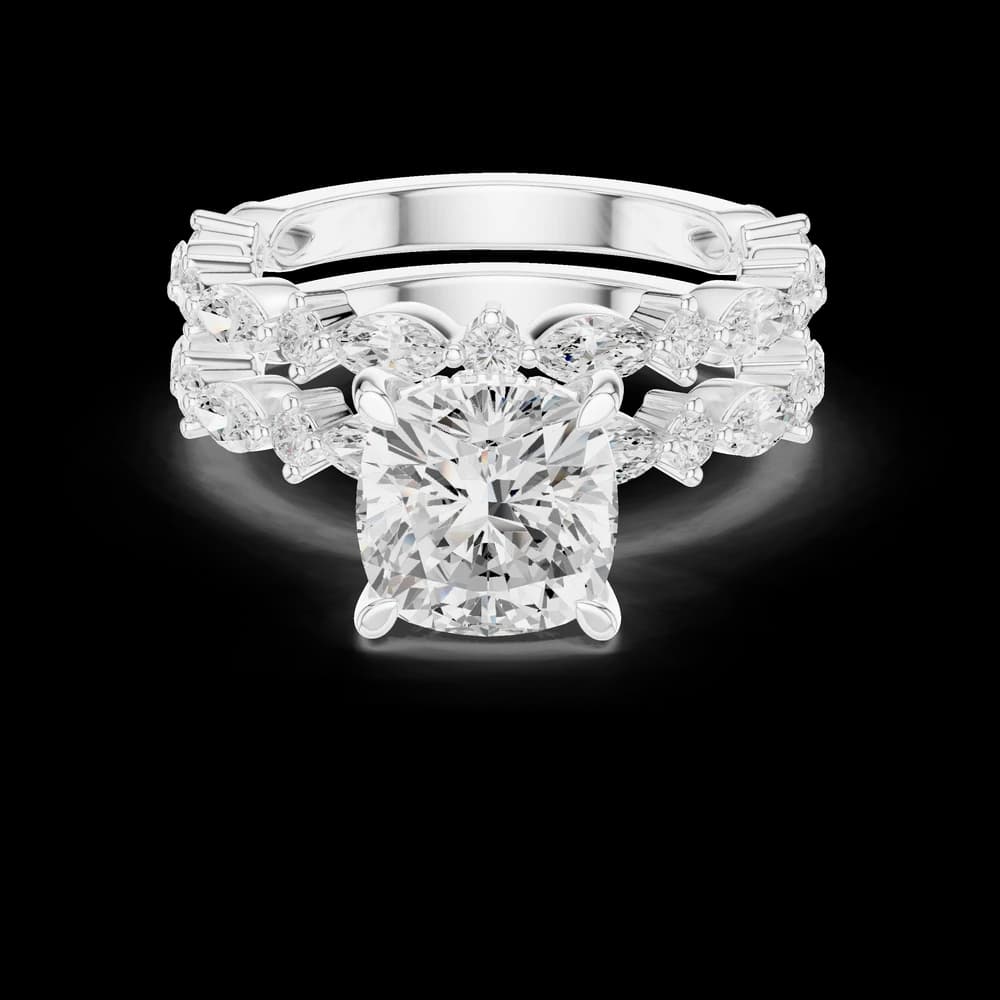 Velvet Petal Lab Grown Diamond Ring - Image 2 Velvet Petal Lab Grown Diamond Ring, view 2 of 6