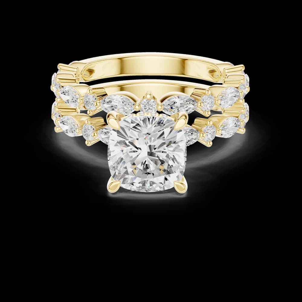 Velvet Petal Lab Grown Diamond Ring - Image 3 Velvet Petal Lab Grown Diamond Ring, view 3 of 6