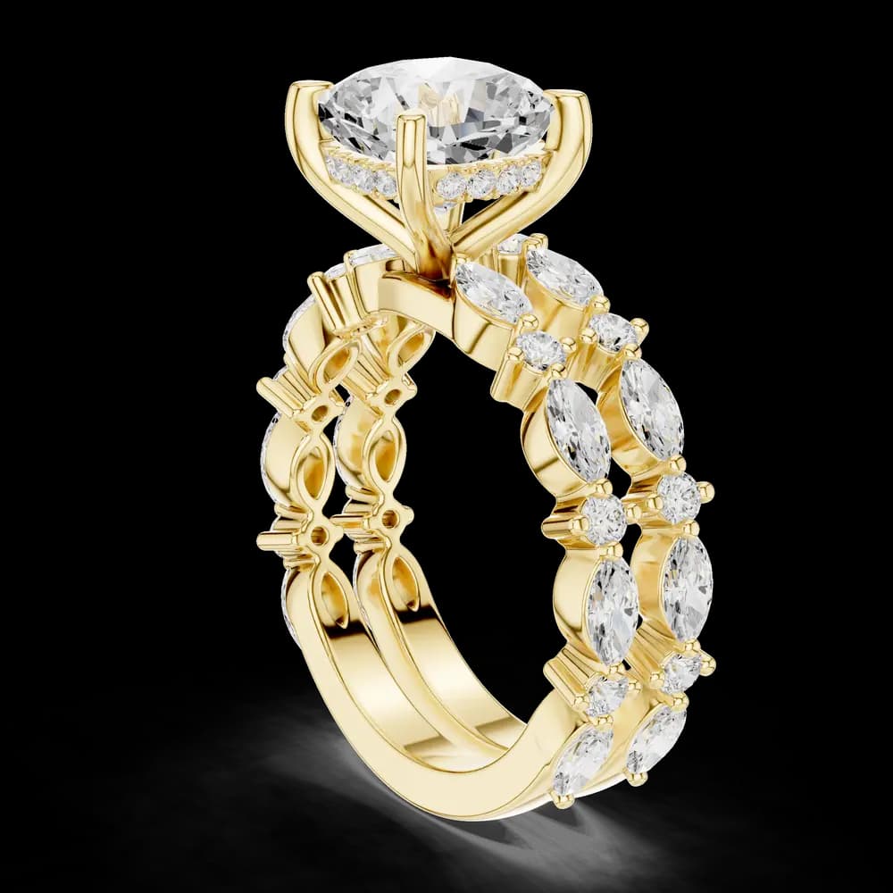 Velvet Petal Lab Grown Diamond Ring - Image 4 Velvet Petal Lab Grown Diamond Ring, view 4 of 6