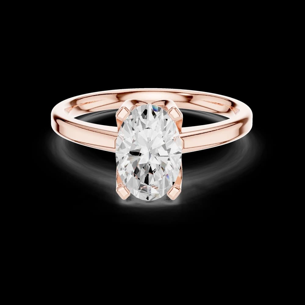 Velvet Smooth Lab Grown Diamond Ring - Image 1 Velvet Smooth Lab Grown Diamond Ring, view 1 of 6