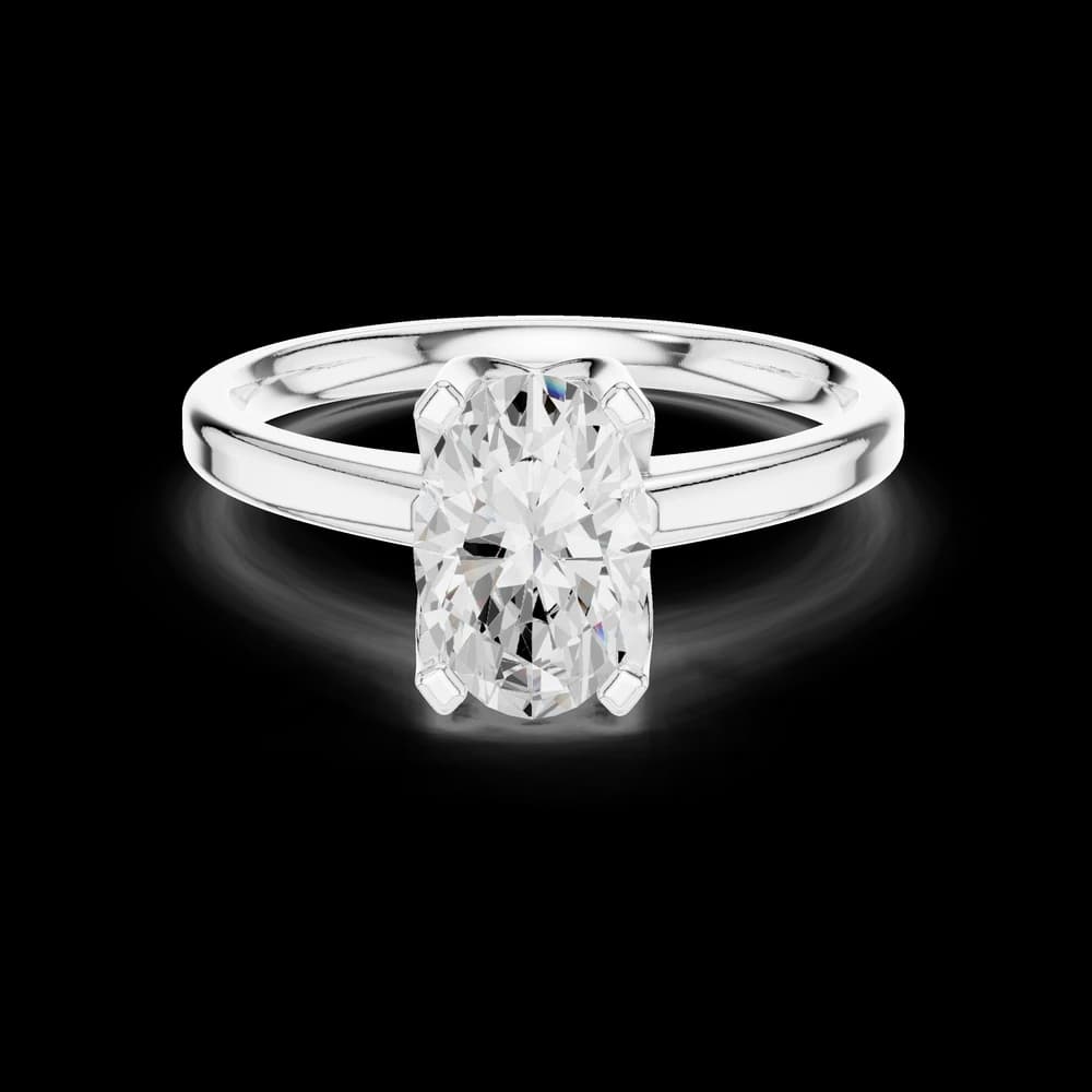 Velvet Smooth Lab Grown Diamond Ring - Image 2 Velvet Smooth Lab Grown Diamond Ring, view 2 of 6