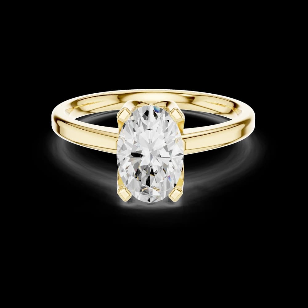 Velvet Smooth Lab Grown Diamond Ring - Image 3 Velvet Smooth Lab Grown Diamond Ring, view 3 of 6
