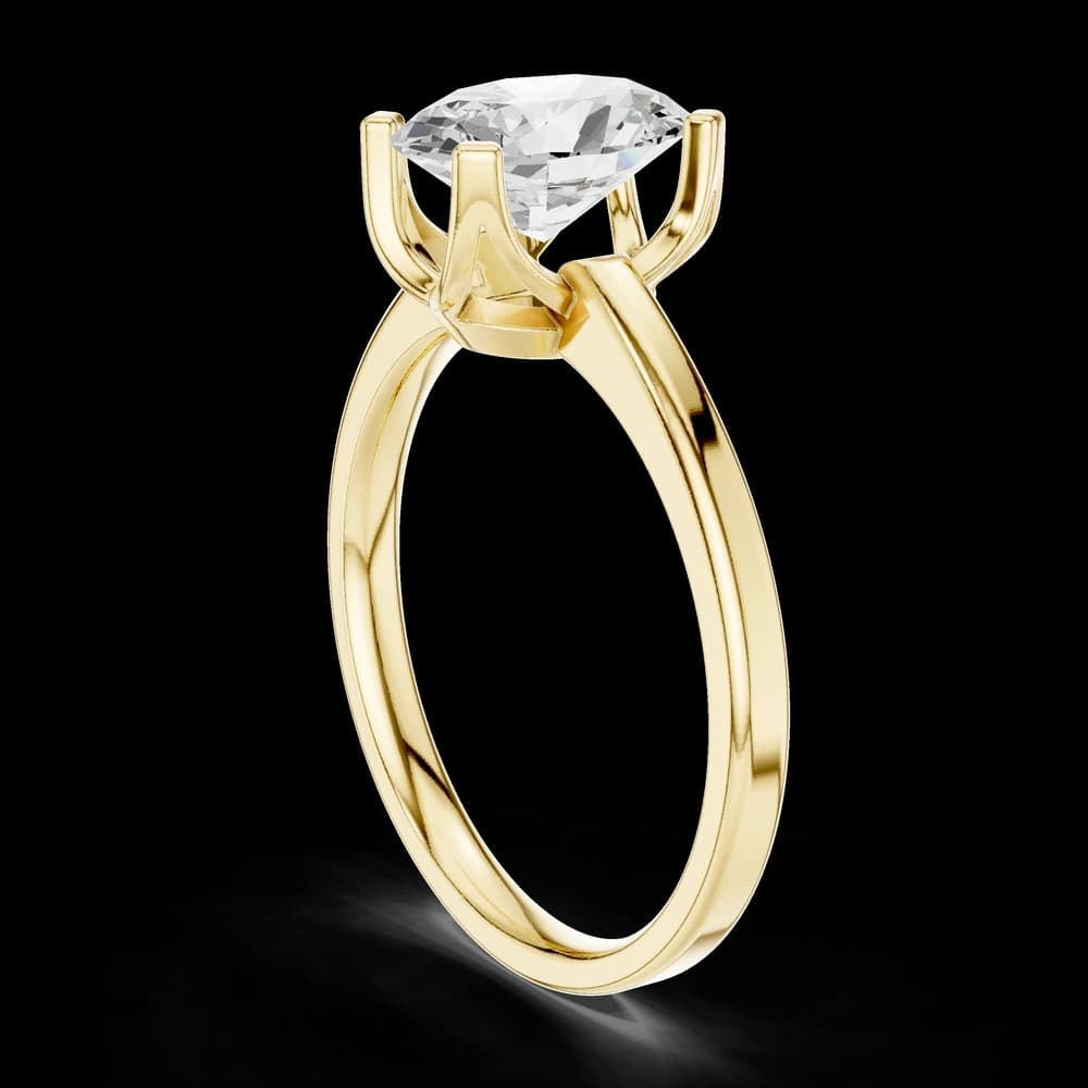 Velvet Smooth Lab Grown Diamond Ring - Image 4 Velvet Smooth Lab Grown Diamond Ring, view 4 of 6